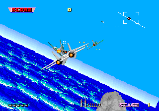 Screenshot of Afterburner II gameplay