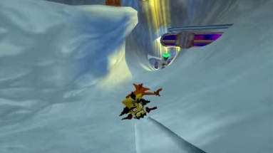Screenshot of Crash Twinsanity gameplay