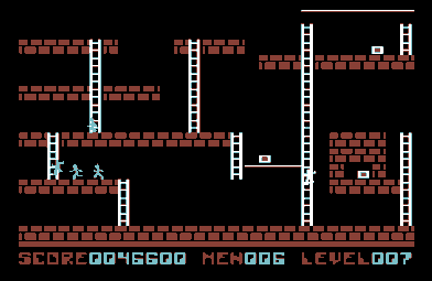 Screenshot of lode runner gameplay