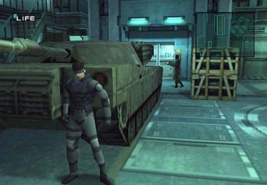 Screenshot of Metal Gear Solid gameplay