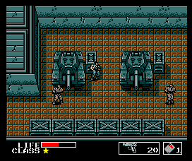 Screenshot of Metal Gear gameplay