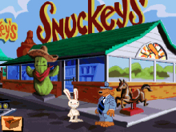 LucasArts, Sam & Max Hit the Road gameplay screenshot