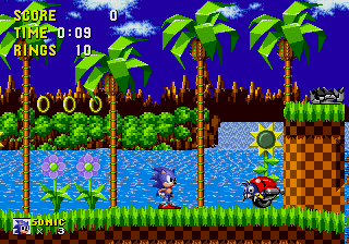 Sega, Sonic the Hedgehog (Genesis) gameplay screenshot