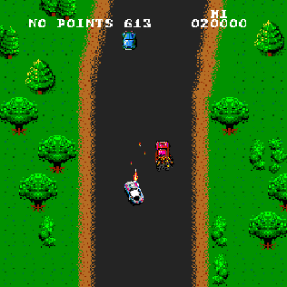 Screenshot of Spy Hunter gameplay