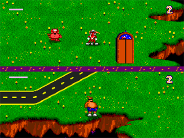 Screenshot of ToeJam & Earl gameplay