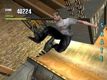 Screenshot of Tony Hawk's Pro Skater gameplay