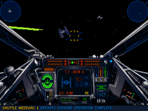 Screenshot of X-Wing gameplay