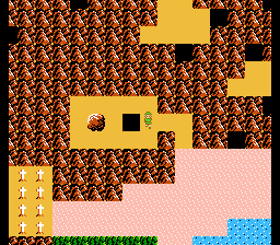 Screenshot of Zelda II: The Adventure of Link gameplay